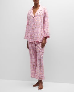 LV Pajamas/ Sleepsuit / Sleepwear Silk Set –