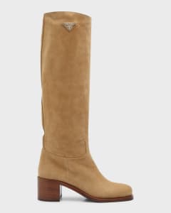 Brune mini monogram boots brown - Women