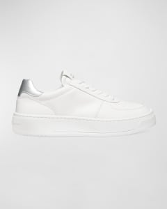 Stuart Weitzman
Courtside Metallic Low-Top Sneakers