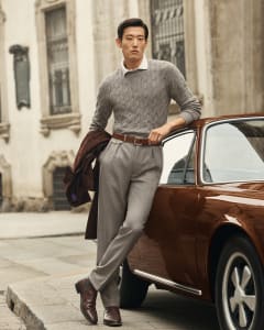 Mens: Ralph Lauren: Purple: Pants: Image