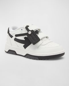 Kid's Out Of Office Leather Low-Top Sneakers