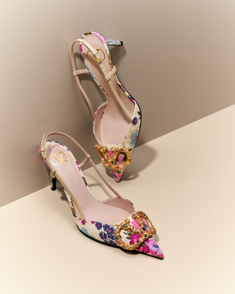 Aquazzura Almost Bare Crystal Jelly Slingback Sandals Aquazzura Almost Bare Crystal Jelly Slingback Sandals