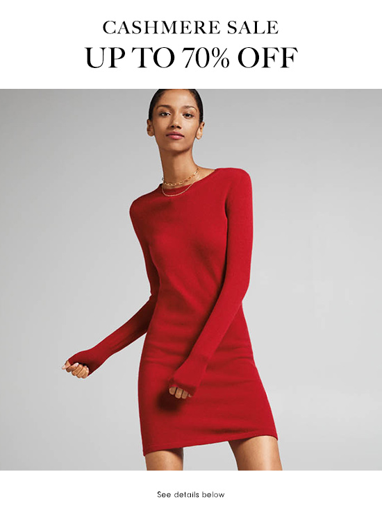 Up to 70% off cashmere