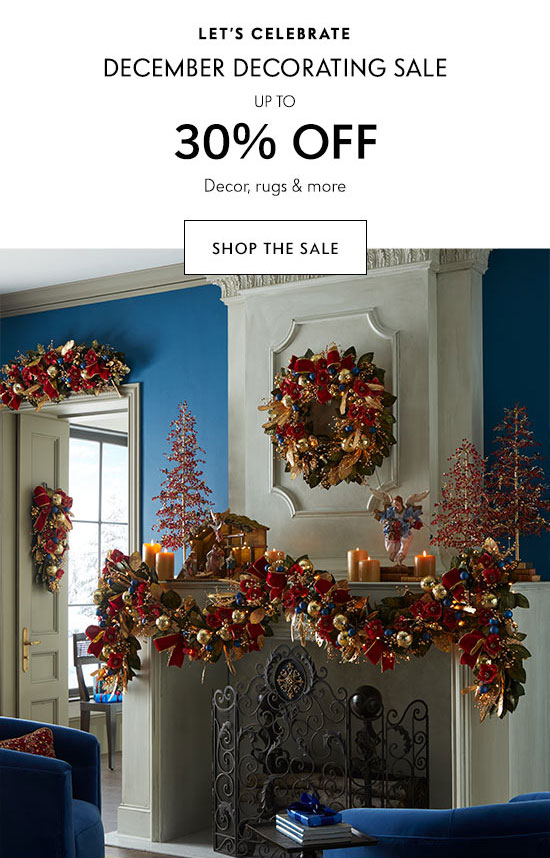 Shop December Decorating Sale