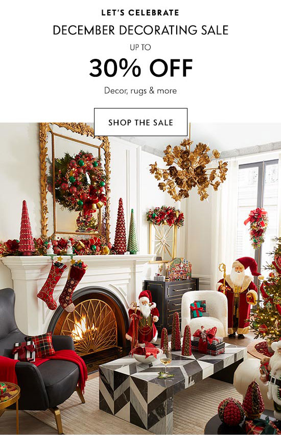Shop December Decorating Sale