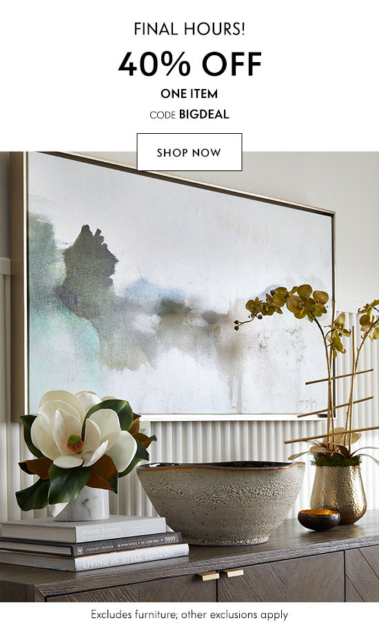 Shop 40% off one item