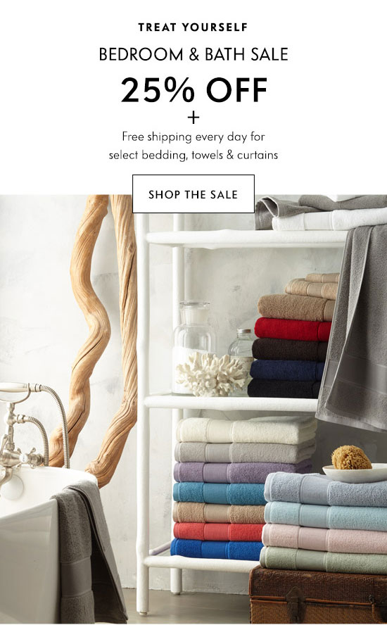 Shop the Bedroom and Bath Sale
