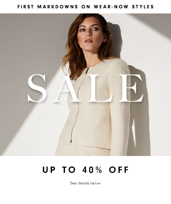 40% off NEW markdowns