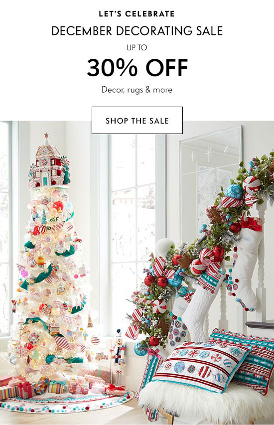Shop December Decorating Sale