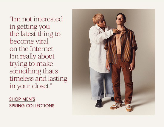 Shop Men's Spring Collections