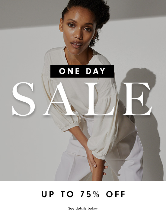 One Day Sale - Up to 75% off