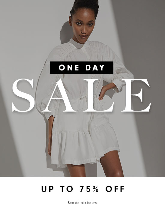 75% off one day only!