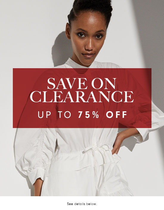 Up to 75% off regular prices