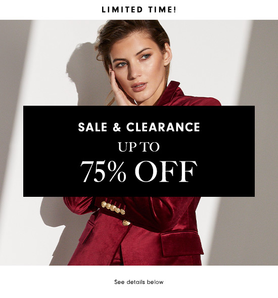 Sale & clearance up to 75% off