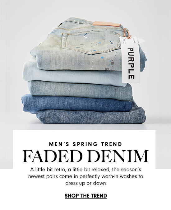 Shop Men's Faded Denim