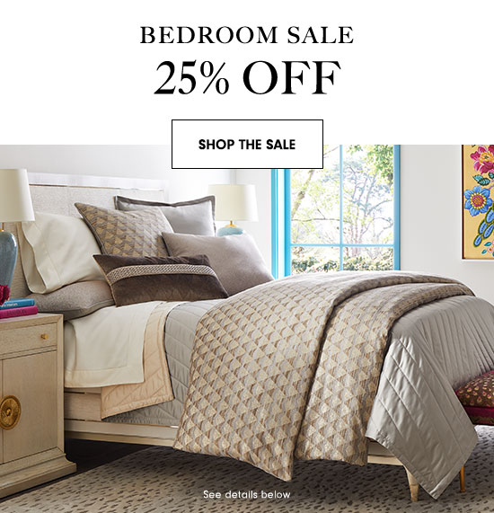 Bedroom Sale: 25% Off
