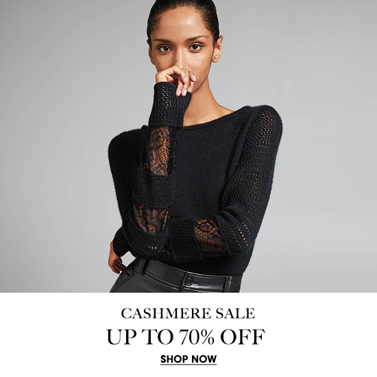 Up to 70% off cashmere
