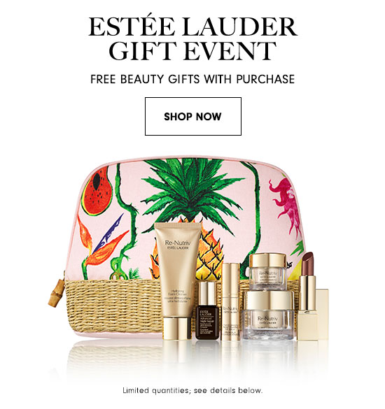 Free Estée Lauder gifts with your purchase