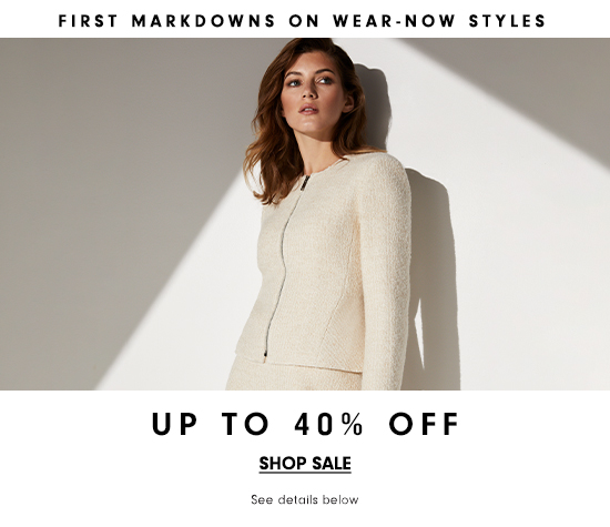 40% off NEW markdowns