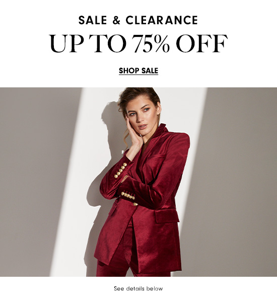 Sale & clearance up to 75% off