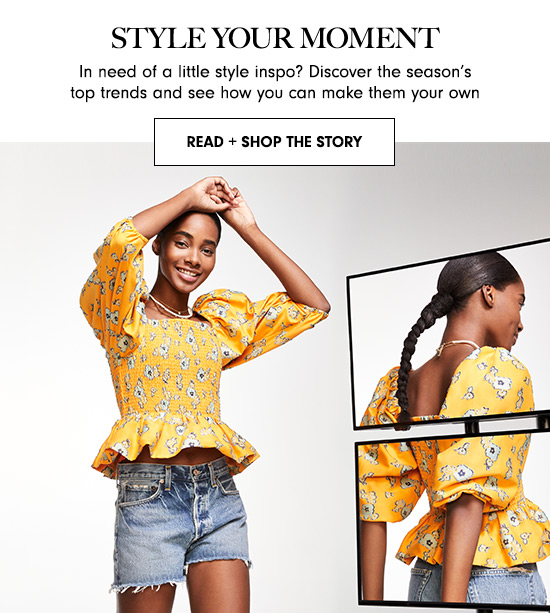 Read + Shop the Story: Style Your Moment