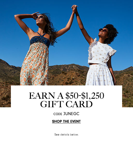 Earn a $50-$1,250 gift card