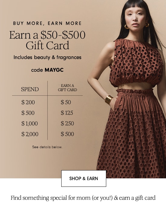 Earn a $50-$500 Gift Card - Shop & Learn