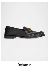 Balmain Leather Loafers