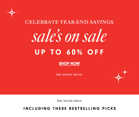 Sale's on sale - 60% off