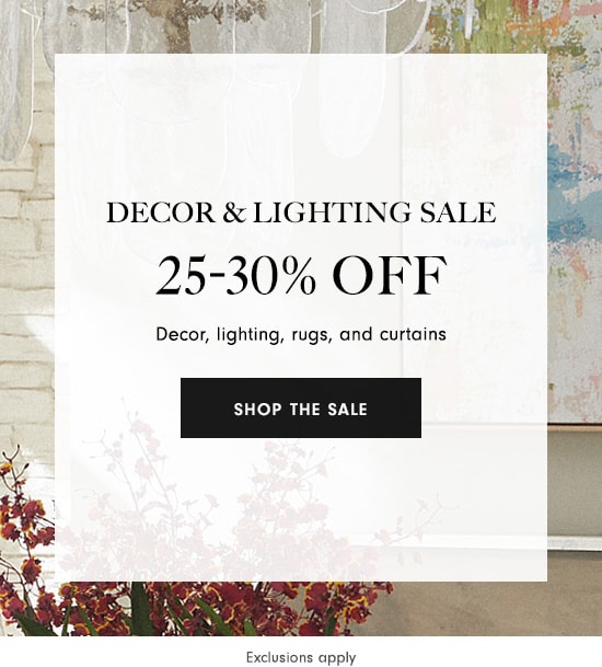 Shop the Decor and Lighting Sale