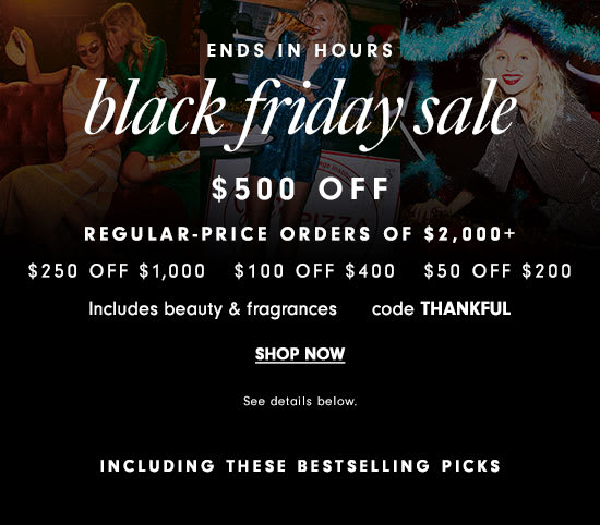 Black Friday Sale - Up to $500 off