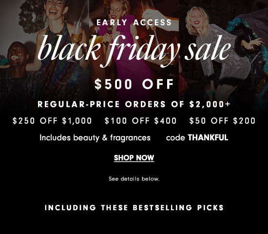 Early access - Black Friday Sale - Up to $500 off!