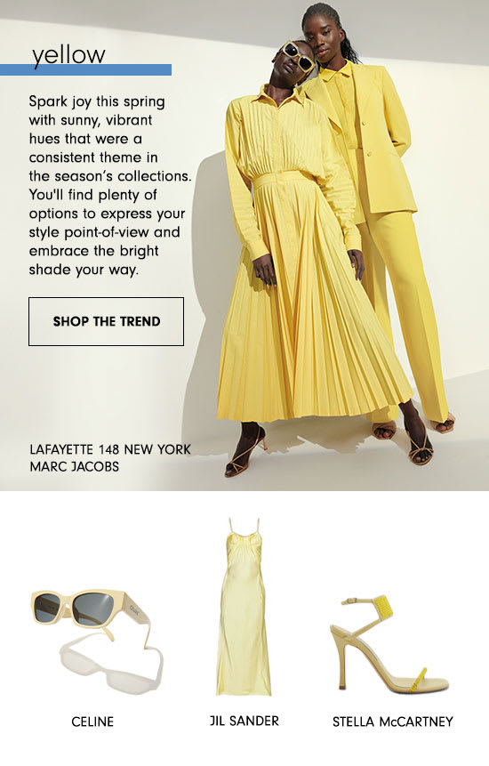 Shop the Trend: Yellow