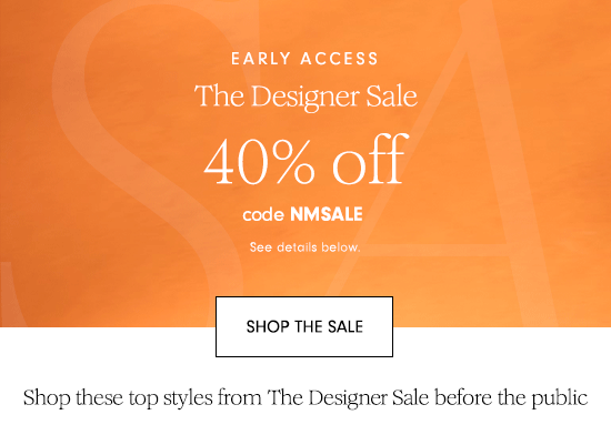 40% off select designer styles