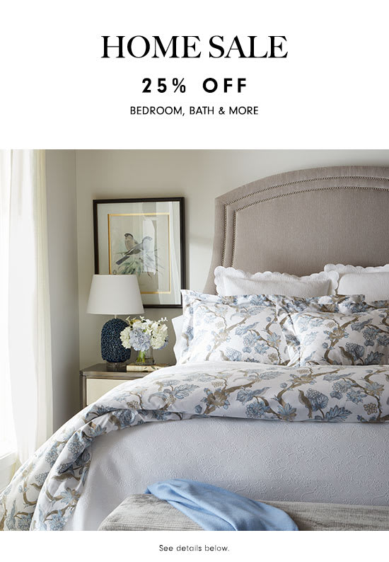 25% off bedroom, bath & more