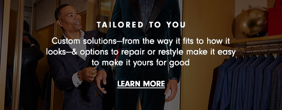 Tailored to you - learn more