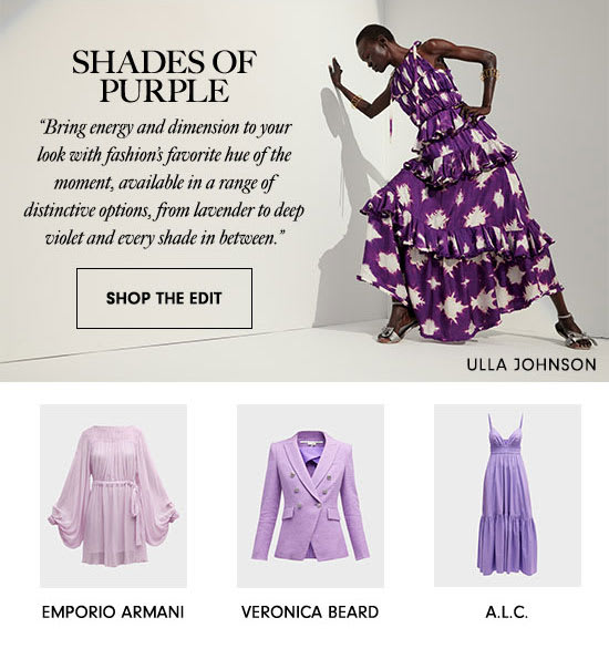 Shop The Edit: Shades of Purple