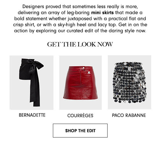 Shop The Edit: Mini Skirts