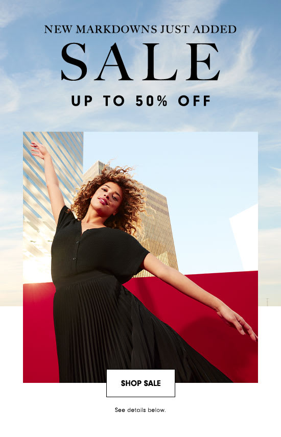 New Markdowns - Up to 50% off