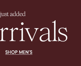 Shop Men's New Arrivals