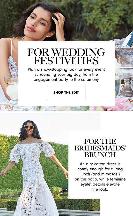 Shop The Edit: Wedding Festivities