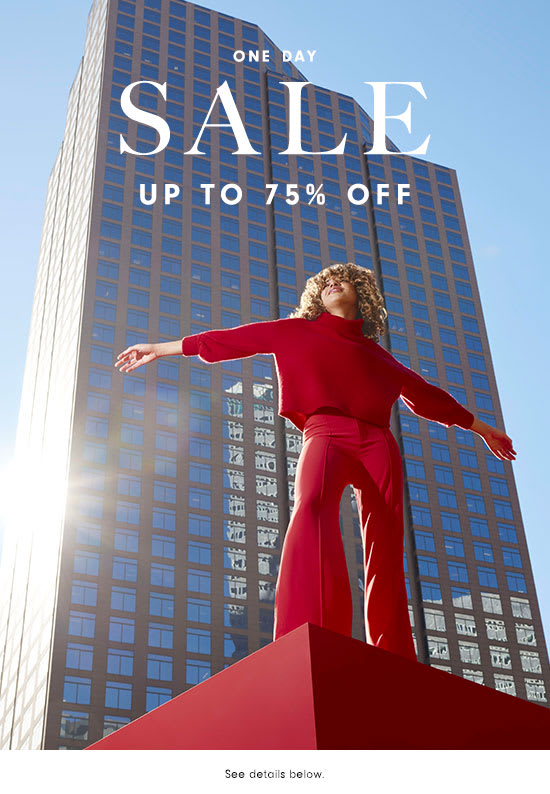 One Day Sale - Up to 75% off