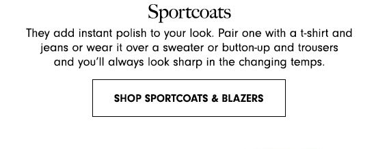 Shop Sportcoats & Blazers