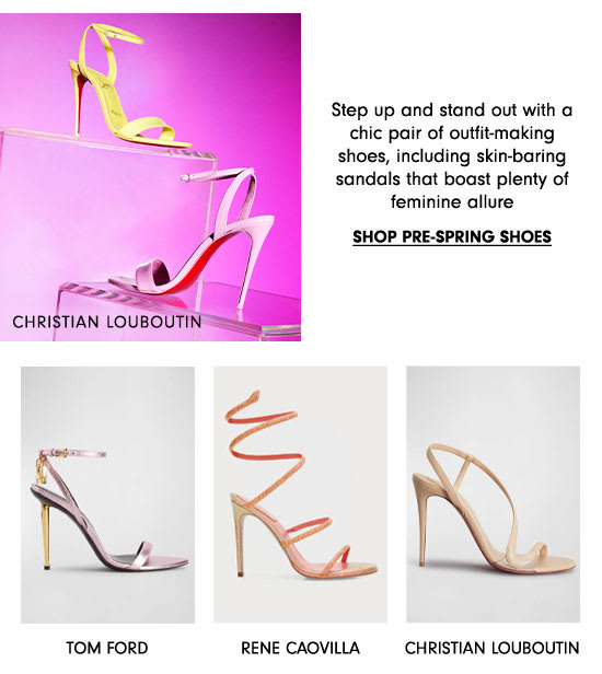 Shop Pre-Spring Shoes