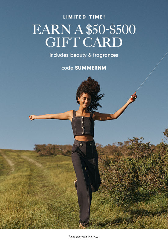 Earn your $50-$500 gift card