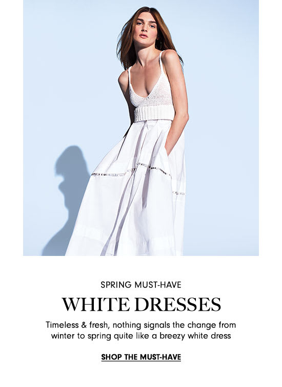 Spring Must-Have: White Dresses