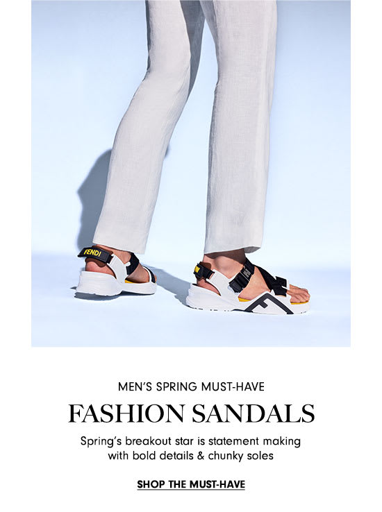 Men's Spring Must-Have: Fashion Sandals