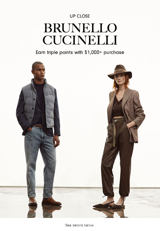 Brunello Cucinelli: Earn 3x InCircle points