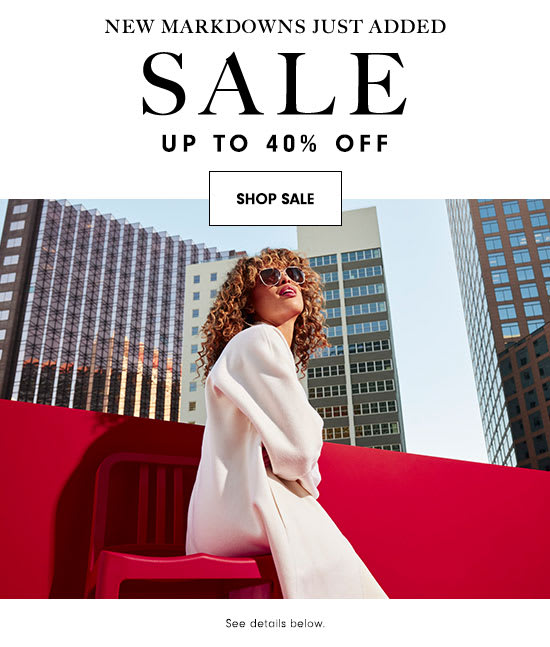 New markdowns just added - Up to 40% off