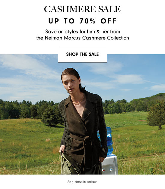 Cashmere sale! Up to 70% off